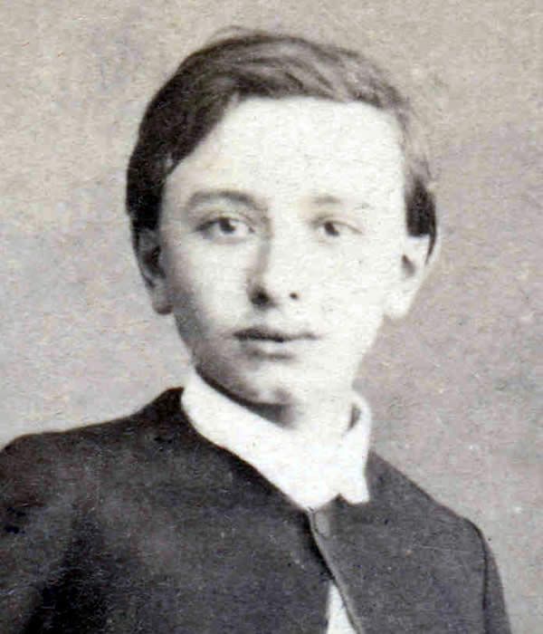 Jean-Emile Anizan enquanto jovem